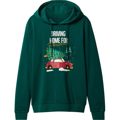 esmara Men vánoční mikina zelená – Zboží Dáma