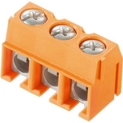 Weidmüller 1760490000 skrutkovacia svorka 2.5 mm² Pólov 2 oranžová 500 ks