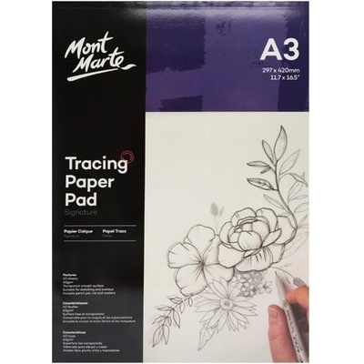 Mont Marte Blok pauzovacích papírů A3 60 g/m2 40 listů MSB-0016