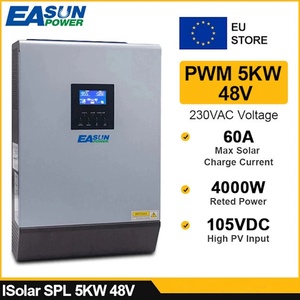  Хибриден соларен инвертор EASUN ISOLAR SPL-5kw/48v , Off Grid, 60A Mppt
