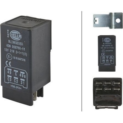 Přerušovač blinkru HELLA 4DN 008 768-117