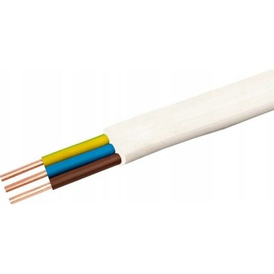 NKT Plochý instalační kabel YDYp 3x2,5 - 50m
