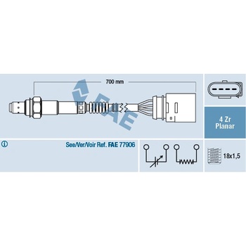 Lambda sonda FAE 77141