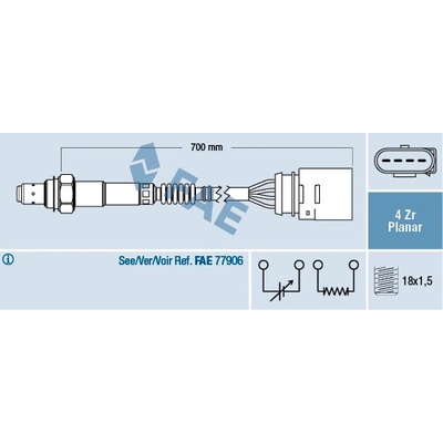Lambda sonda FAE 77141