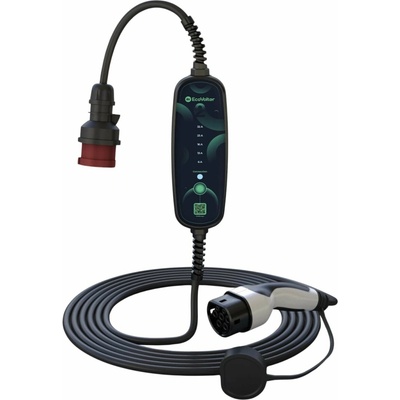 EcoVolter II chytrý přenosný Wallbox 22kW 3x32A kabel 6,5 m APP typ2 EcoVolter II 3x32A-6,5 m | Zboží Auto