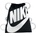 Nike Чанта Nike Gym Drawstring Bag - Blk/Wht/Wht