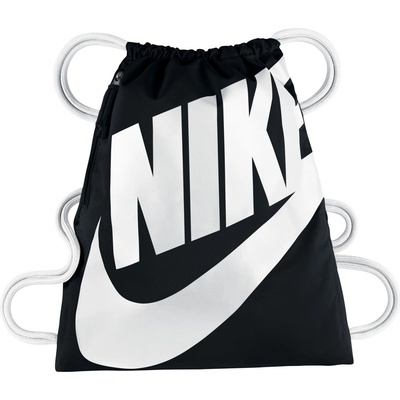Nike Чанта Nike Gym Drawstring Bag - Blk/Wht/Wht