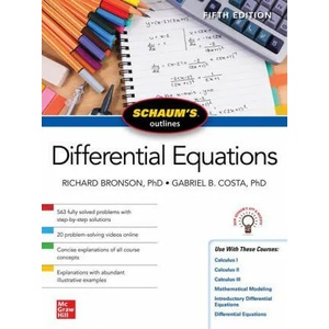 Schaum's Outline of Differential Equations, Fifth Edition | Gabriel Costa (ISBN: 9781264258826)