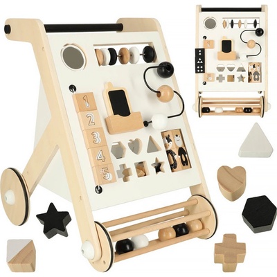 LULILO Chodítko edukační dřevěné 49x34x32cm KX4729