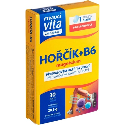 Maxi Vita Hořčík+B6 eff.30 tabliet