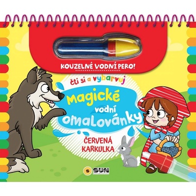 SUN Vodní malování Červená Karkulka