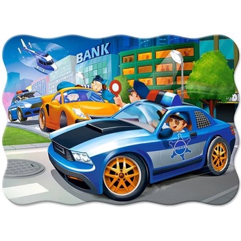 Image 1 of Castorland - Puzzle Police Chase 30 - 1 - 39 piese