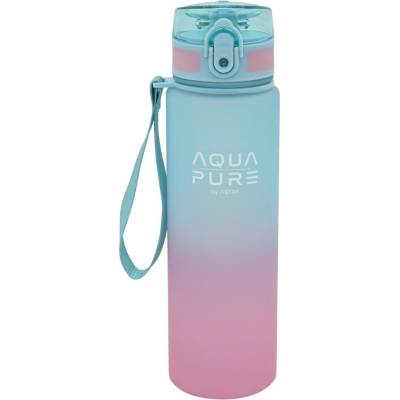 Zdravá fľaša Aqua Pure Astra ružovo-mätová 600 ml