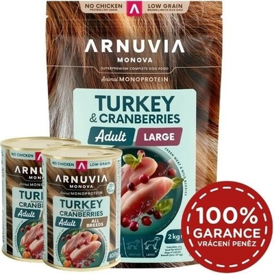Arnuvia Monova Adult Large Turkey & Cranberries 2 kg