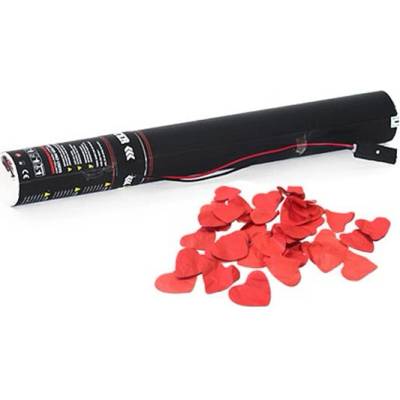 Tcm Fx elektronické dělo na konfety 40cm, červená srdíčka konfety