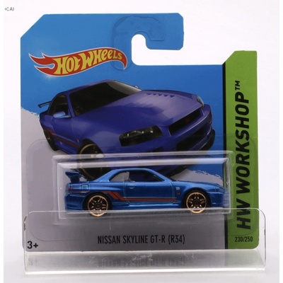 Mattel Hot Wheels Nissan Skyline GT-R R34 1:64