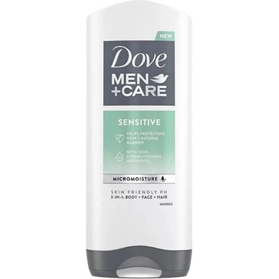 Dove Men+ Care Sensitive sprchový gél 250 ml