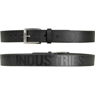 Alpha Industries opasek EMBOSSED ALPHA belt black