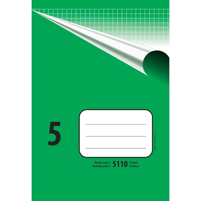 BOBO Školní sešit 5110 bezdřevý