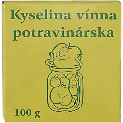Kyselina vínna, potravinárska, 100 g