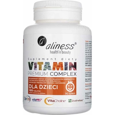 Aliness Prémiový Vitamínový komplex pre deti 120 tabliet