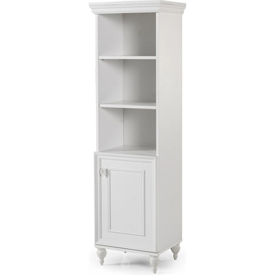 Етажерка с врата и рафтове Angel бял