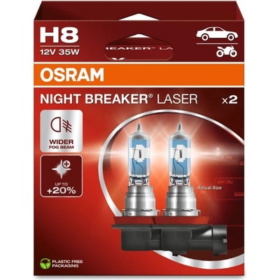 H8 OSRAM Night Breaker Laser +150% BOX 2ks (1654)