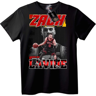 NOONEBRAND Тениска Zach LaVine Bulls - 2XL, White