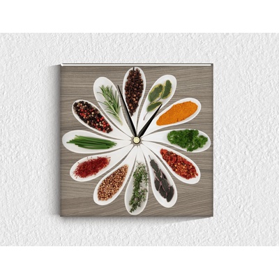 Стъклен стенен часовник 010