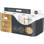 Harmony Четирипластова тоалетна хартия harmony exclusive pure white - 16 бр 30360 (6071)