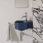 Omnires Lavoar suspendat Omnires Ovo M+ finisaj albastru inchis mat 33.5 cm dreapta (OVO335UWPMB)