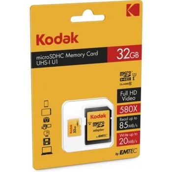 Image 1 of Kodak microSDHC 32GB Class 10 EKMSDM32GHC10K