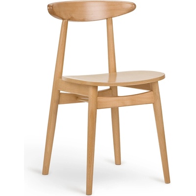 Paged Yesterday A-4101 Seat Wood Back Wood buk morený / dyha