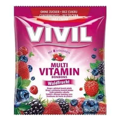 Vivil Multivitamín lesní plody 8vit. bez cukru 60 g