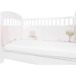 KikkaBoo Обиколник с дунапрен за бебешко легло Kikkaboo - 180 cm, My Home (41101080054)