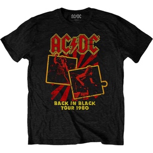 AC/DC Back in Black Tour 1980 Black M Риза (ACDCTS88MB02)