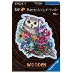 Ravensburger Пъзел Ravensburger Wooden - Бухал, 150 части