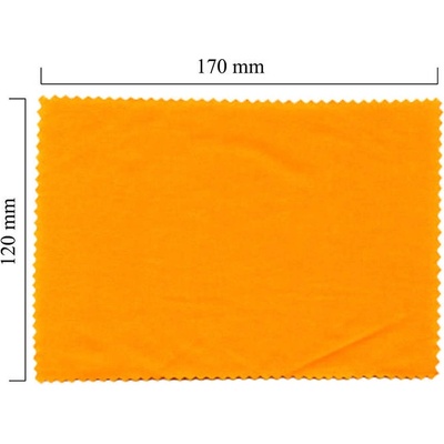 Blick-Punkt Handričku na okuliare z mikrovlákna jednofarebný - oranžový 120x170