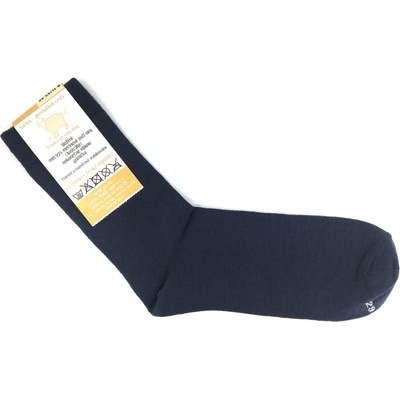 SSurtex poločenské ponožky 90% Merino Tmavomodré
