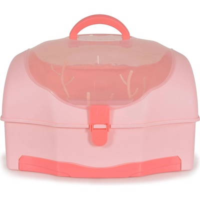 Cangaroo Сушилня за шишета и аксесоари Blooming розов (109927)