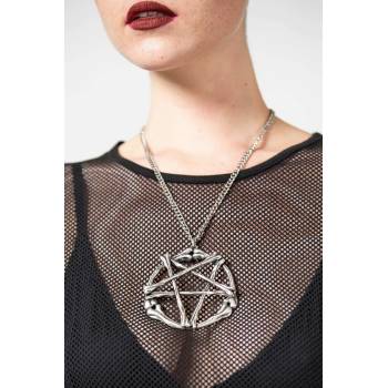 Image 1 of KILLSTAR чокър KILLSTAR - Cult Of The Devil - Сребрист - KSRA005369