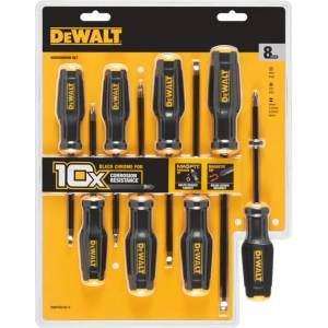 DEWALT КОМПЛЕКТ ОТВЕРТКИ 8 БР. dewalt dwht65102-0 (3253560651022)