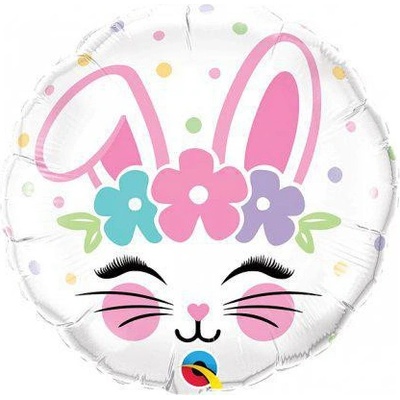 PartyDeco Kruh Zajačik 18"/46 cm fóliový balónik