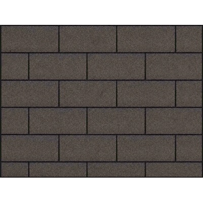 Gutta Asfaltový šindel Guttatec Rectangular SBS hnědá 1 m2