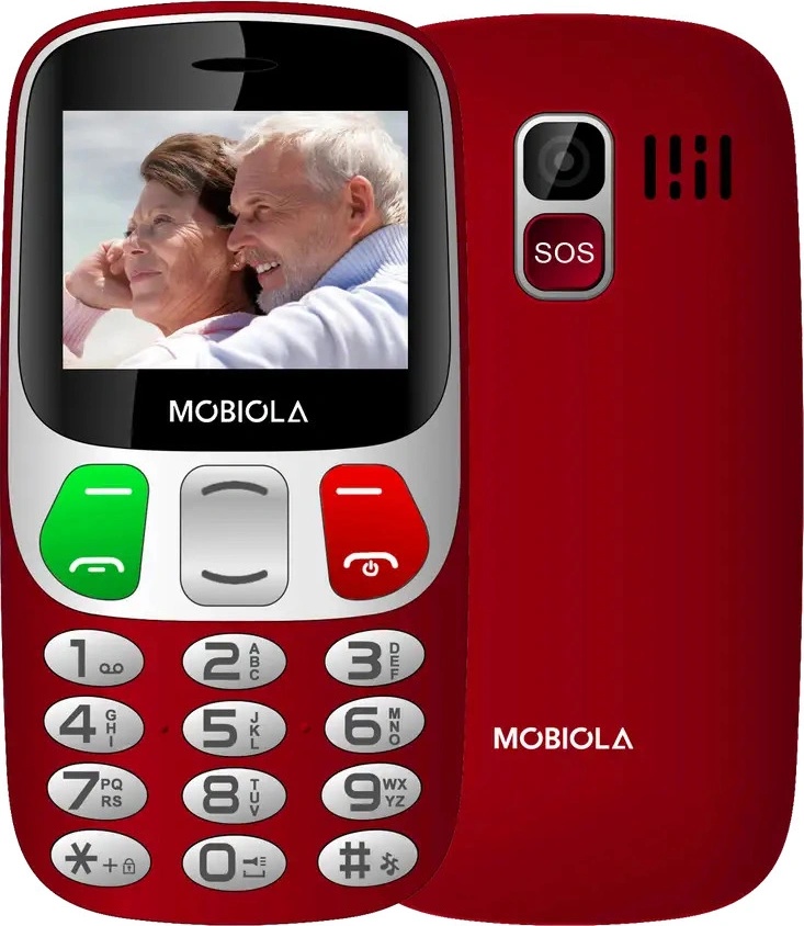 Mobiola MB800 Senior Red