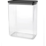 Brabantia Кутия за съхранение на продукти Brabantia Tasty+ Stackable 5.4L, Dark Grey (1008877)