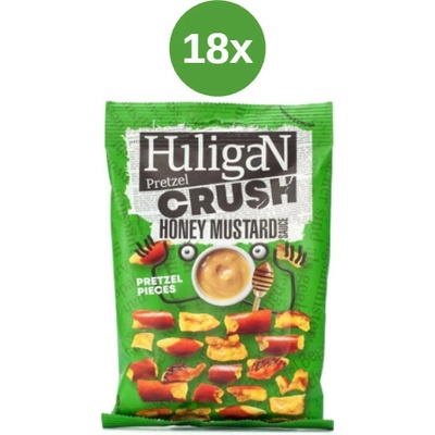 Huligan preclíky med a hořčice 18x65g