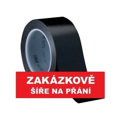 3M 471 Označovacia PVC lepiaca páska oderuvzdorná 50 mm x 33 m čierna