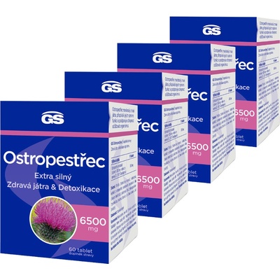 GS Ostropestřec 6500 mg 4 x 60 tablet