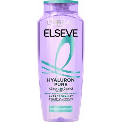 L’Oréal Paris Elseve Hyaluron Pure hydratačný šampón pre mastnú vlasovú pokožku a suché končeky 250 ml
